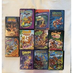 Scooby-Doo DVD Lot 11 Movies Complete Seasons Zombie Island Goblin King Kids Bun